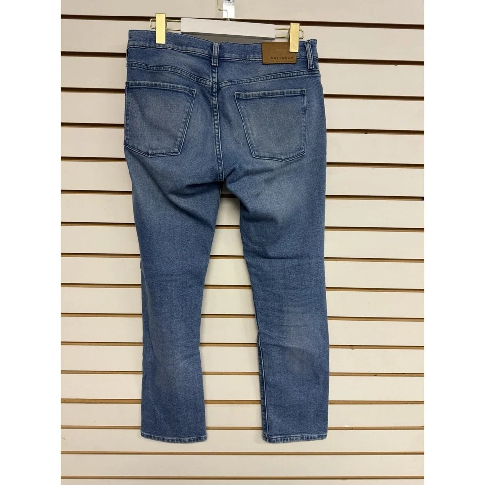 Mott and Bow Men's Slim Fit Jeans Medium Wash 31x30 (READ) Blue Denim Pants